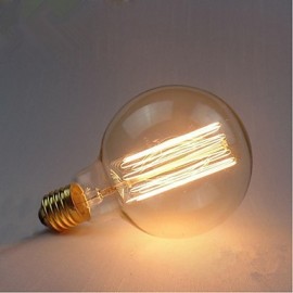 E27 AC220 240V 40W Seide Carbon Filament Glühlampen Glühbirnen G95 um Perle