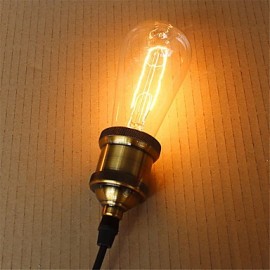 ST64 Leaf 40W E27 Vintage Retro Glühlampe Edison Glühlampe (AC220 240V)