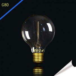 G80 13AK 25W Antike Edison Seidenkugel Blasenlampe (85 V 265 V)