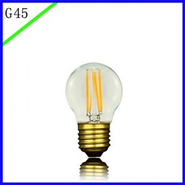 G45 LED 3W Antike Edison Seidenkugel Blasenlampe (85V 265V)