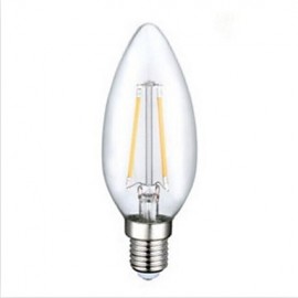 E12 LED Filament Birnen C35 2 COB 250 lm Warmweiß Dekorativ V