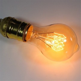 A19 E27 40W Glühlampe im Vintage Stil für Haushalt Bar Café Hotel (220 240 V)