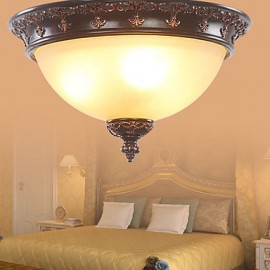 33*20 CM Europa Typ Stil Ländlichen Klassischen Absorbieren Dome Licht LED Lampe