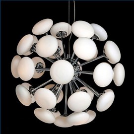 ModernYestaurant Lampe Einfache Kreisförmige Glaskunst Pendelleuchte Europäischen Stil led 33