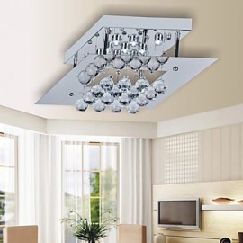 Max. 20 W Modern Zeitgenössisch Kristall LED Inklusive Glühbirne Galvanisiertes Metall DeckenleuchteWohnzimmer Schlafzimmer Küche Arbeitszimmer