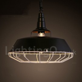 Retro Vintage Metall 1 Licht Pendelleuchte für Esszimmer Wohnzimmer Schlafzimmer Lampe