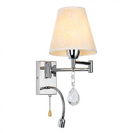 Wandlampe Schlafzimmer Leselampe Stofflampe