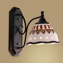 60 E26 E27 Modern Zeitgenössisch Rustikal Lodge Country Andere Funktion für Mini Stil Downlight Wandleuchten Wandleuchte