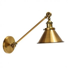 Vintage Metall Wandleuchte montiert Retro Industrielle Wand Licht Lampe Schatten einstellbare Nacht Beleuchtung Leuchten