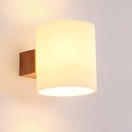 E27 Einfache LED Neuheit Country Feature für LED Mini Style Augenschutz Downlight Wandleuchten Wandleuchte Log Holz Schlafzimmer Nachttischlampe