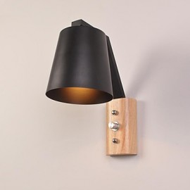 E27 Moderne zeitgenössische Country Black Oxide Finish Funktion für LEDDownlight Wandleuchten Wandleuchte