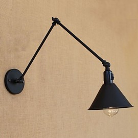 60 E26 E27 Country Retro Malerei Feature für Mini Stil Schwenkarm Augenschutz Downlight Schwenkarm Lichter