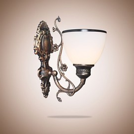 Einfache amerikanische Wandlampe Nachttischlampe Wohnzimmer dekorative Lampe Schmiedeeisen europäischen Stil kreative Wandlampe