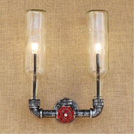 6W E27 BGB010 Retro Industrie Wind Schalter Led Wasserflasche Wand Lampe Wand Licht