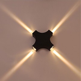 12 LED Integrierte Einfache Neuheit Land Funktion für LED Augenschutz Umgebungs Licht Wandleuchten Kreuz Stern Outdoor Wasserdichte Hof Wand Lampe