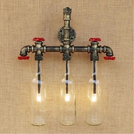 9W E27 BGB013 Retro Industrie Wind Schalter Led Wasserflasche Wand Lampe Wand Licht