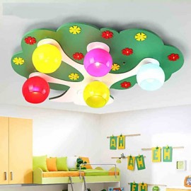 Modern Zeitgenössisch LED Holz Bambus Deckenleuchte Wohnzimmer Schlafzimmer Kinderzimmer