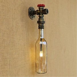 3W E27 Bernstein Wasser Wandlampe mit Schalter Wandleuchte