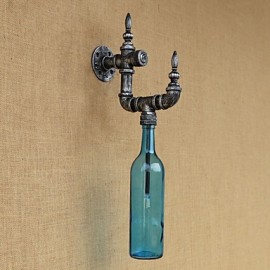 Retro Nostalgie Mit Persönlichkeit Cafe Bar Restaurant Korridor Wasser Flasche Wand Lampe Schalter