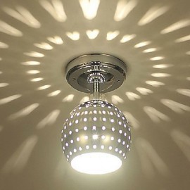 Max. 3 W Moderne zeitgenössische LED Mini Stil Glühbirne enthalten Galvanisiertes Metall Deckeneinbauleuchte Wohnzimmer Esszimmer Eingang Flur