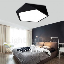 Moderne zeitgenössische LED integrierte Wohnzimmer Esszimmer Schlafzimmer LED integrierte Metall Flush Mount