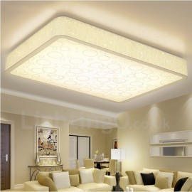 Moderne zeitgenössische LED integrierte Wohnzimmer Esszimmer Schlafzimmer Metall Flush Mount