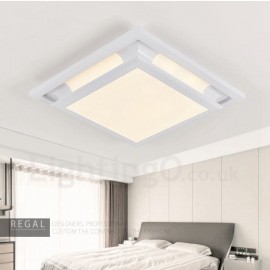 Moderne zeitgenössische LED integrierte Wohnzimmer Esszimmer Schlafzimmer Metall Flush Mount