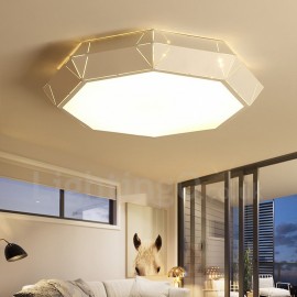 Moderne zeitgenössische LED integrierte Wohnzimmer Esszimmer Schlafzimmer Metall Flush Mount