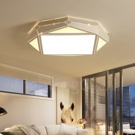 Moderne zeitgenössische LED integrierte Wohnzimmer Esszimmer Schlafzimmer Metall Flush Mount