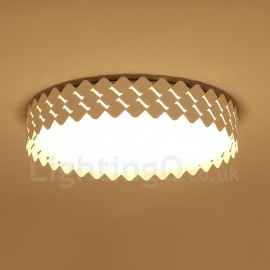 Moderne zeitgenössische LED integrierte Wohnzimmer Esszimmer Schlafzimmer Metall Flush Mount