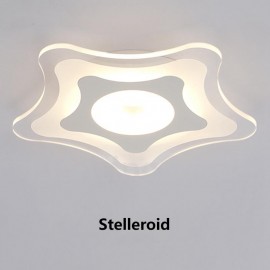 Moderne zeitgenössische LED integrierte Wohnzimmer Esszimmer Schlafzimmer Metall Flush Mount