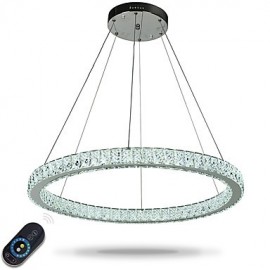 Dimmbare LED Ring Decke Anhänger Lichter Moderne Kronleuchter Beleuchtung Innen Licht Lampe mit Fernbedienung