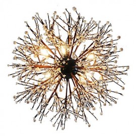 Moderne Kronleuchter Feuerwerk LED Vintage Schmiedeeisen mit 8 Lichtern Kronleuchter Insel Pendelleuchte Wohnzimmer Schlafzimmer Esszimmer Deckenleuchte