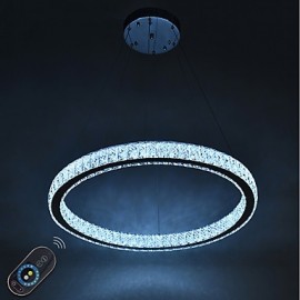 Dimmbare LED Ring Indoo Deckenleuchte Pendelleuchten Moderne Kronleuchter Beleuchtung Kronleuchter Lampe mit Fernbedienung