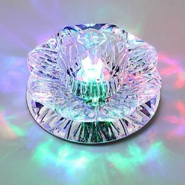 10*6CM Kristall Decke Lampe Scheinwerfer LED SMD 3W Kreative Lampe Rohr Licht Bunte Farbe Dome Licht