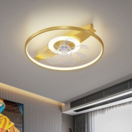 Moderner Deckenventilator mit Beleuchtung Fernbedienung Ventilador Lampe