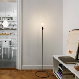 Industrielle Stehlampe Schwarz Farmhouse Indoor Pole Light Mit Edison E26 Sockel Fußschalter