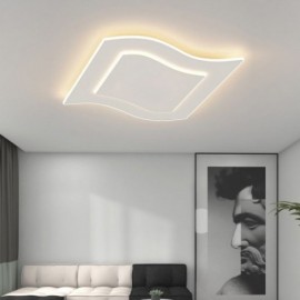 Moderne Deckenleuchte, quadratische Deckenlampe aus Acryl