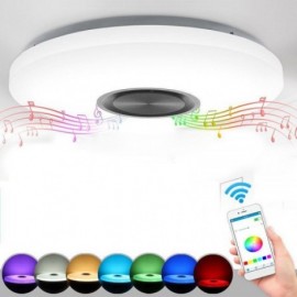 36W RGB Unterputz Dekorative Lampe Fernbedienung APP Steuerung Bluetooth Musik Lautsprecher Lampe