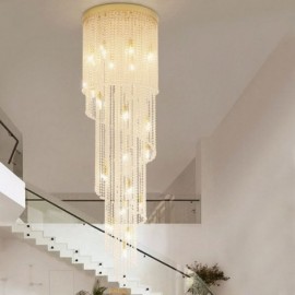 Moderne Kristall Kronleuchter Luxus Villa Treppe Kristall Deckenleuchte Mit 19 Lichter