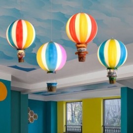 Bunte Heißluftballon Pendelleuchten Acryl Dekoration Licht