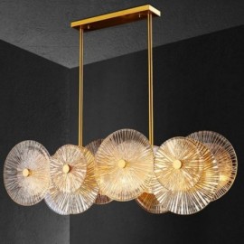 Moderne Spark Disc Kronleuchter Feuerwerk Glas Pendelleuchte Home Decor Beleuchtung