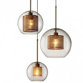 Minimalistische Glas Cluster Pendelleuchte 3-Licht Deckenleuchte Kücheninsel