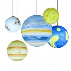 Nordic Planet Design Anhänger Lampe Einzigartige Solar System Planeten Kronleuchter