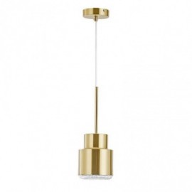 Postmoderne Glas Pendelleuchte Goldene Zylinder Lampe Helle Beleuchtung Restaurant Licht