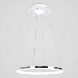 Moderne Pendelleuchte Acryl Kreis Lampe 40cm