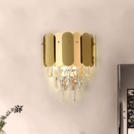 Moderne Kristall Wandleuchte Wand Lampe Leuchten Nachttisch