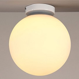 E27 220V 15CM Vertraglich Und Zeitgenössische Persönlichkeit Weiß Ball Glas Dome Licht Led