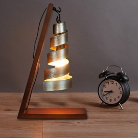 Moderne minimalistische Massivholz Tischlampe Nachttischlampe Schreibtischlampe