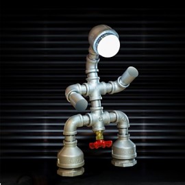 Vintage Nostalgische Industrie Wasserrohr Roboter Tischlampe Lesen Neben Schlafzimmer Wohnkultur Modernes Licht FJ DT1S 005A0